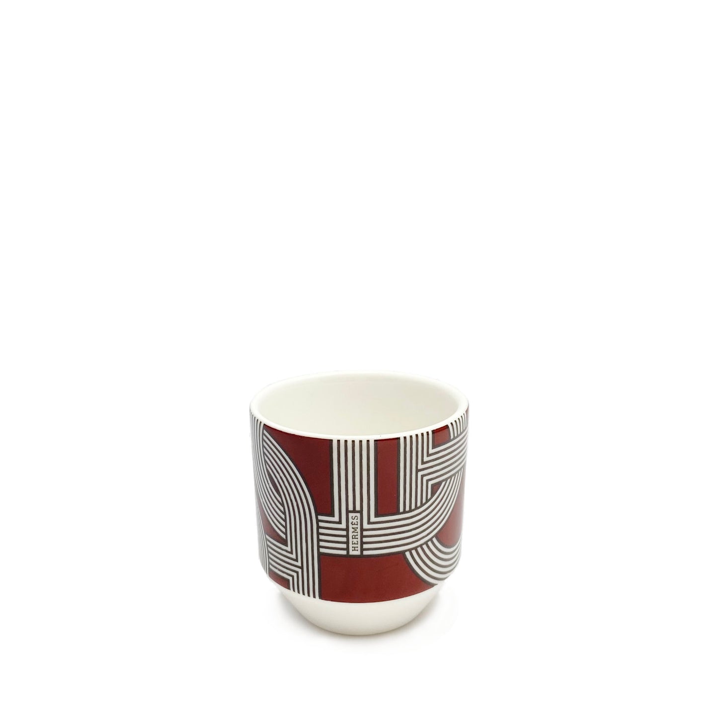 Tepluste-IO-Hermes Porcelain cups Burgundy