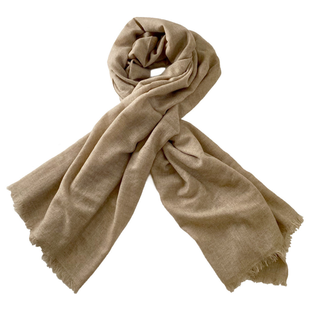 Saved new york Cashmere scarf beige